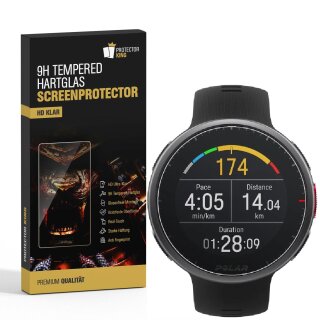 1x 9H Hartglas für Polar Vantage V2 Smart Watch Displayschutz Panzerfolie Schutzglas KLAR Panzerglas Schutzfolie