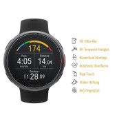 1x 9H Hartglas für Polar Vantage V Smart Watch Displayschutz Panzerfolie Schutzglas KLAR Panzerglas Schutzfolie