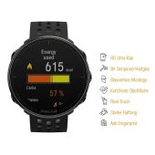 4x 9H Hartglas für Polar Vantage M2 Smart Watch Displayschutz Panzerfolie Schutzglas KLAR Panzerglas Schutzfolie