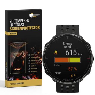 1x 9H Hartglas für Polar Vantage M2 Smart Watch Displayschutz Panzerfolie Schutzglas KLAR Panzerglas Schutzfolie
