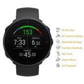 2x 9H Hartglas für Polar Vantage M Smart Watch Displayschutz Panzerfolie Schutzglas KLAR Panzerglas Schutzfolie