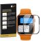 4x Panzerfolie für Apple Watch 7 41mm FULL CURVED Displayschutz Schutzfolie Schwarzer Rand HD KLAR