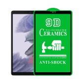 1x 9D Keramik-Glass für Samsung Galaxy Tab A7 Lite FULL COVER 3D KLAR Panzerfolie Displayschutz Schutzfolie Ceramic Screen-Protector