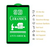 3x 9D Keramik-Glass für Samsung Galaxy Tab A7 Lite FULL COVER 3D KLAR Panzerfolie Displayschutz Schutzfolie Ceramic Screen-Protector