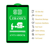 4x 9D Keramik-Glass für Samsung Galaxy Tab A7 Lite FULL COVER 3D KLAR Panzerfolie Displayschutz Schutzfolie Ceramic Screen-Protector