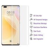 2x UV-Liquid 9H Panzerglas für Huawei Nova 9 Pro 3D KLAR echtes Tempered Panzerhartglas Schutzglas Displayschutz Panzerfolie Schutzfolie Screen Protector