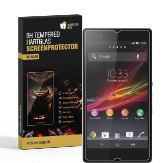 3x 9H Hartglas für Sony Xperia Z Panzerfolie Displayschutz KLAR Panzerglas Schutzglas Schutzfolie