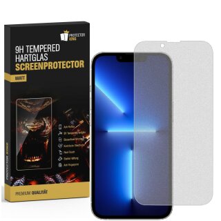 1x 9H Panzerglas für iPhone 13 Pro ANTI-REFLEX MATT Entspiegelt Panzerfolie Displayschutz Schutzglas Schutzfolie