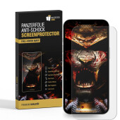 2x Panzerfolie für iPhone 13 ANTI-SHOCK Displayschutz Schutzfolie MATT ANTI-REFLEX ENTSPIEGELT