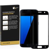 4x 9D Keramik-Glass für Samsung Galaxy S7 Edge FULL COVER 3D KLAR Panzerfolie Displayschutz Schutzfolie Ceramic Screen-Protector