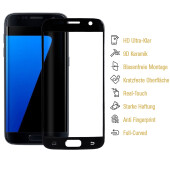 6x 9D Keramik-Glass für Samsung Galaxy S7 Edge FULL COVER 3D KLAR Panzerfolie Displayschutz Schutzfolie Ceramic Screen-Protector