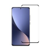 4x 9H Panzerglas für Xiaomi 12 Pro FULL CURVED Displayschutz Schutzglas Panzerfolie Schutzfolie Displayglas Hartglas echtes Tempered Sicherheitsglas Glasfolie