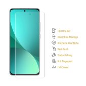 1x Panzerfolie für Xiaomi Mi 12 Pro FULL SCREEN Displayschutz Schutzfolie KLAR/ ANTI-SHOCK/ ANTI-KRATZ/ ANTI-BRUCH/ ANTI-SCHMUTZ