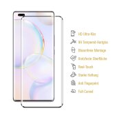 1x 9H Hartglas für Honor 50 Pro FULL CURVED Displayschutz Panzerfolie Schutzfolie Panzerglas Schutzglas Displayglas Tempered Glasfolie Sicherheitsglas Echtglas