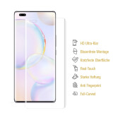 4x Panzerfolie für Huawei Honor 50 Pro FULL SCREEN Displayschutz Schutzfolie KLAR Displayfolie Folie/ ANTI-SHOCK/ ANTI-KRATZ/ ANTI-BRUCH/ ANTI-SCHMUTZ