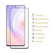 4x 9H Hartglas für Huawei Honor 50 SE FULL COVER Displayschutz Panzerfolie Schutzfolie Panzerglas Schutzglas Displayglas Tempered Glasfolie Sicherheitsglas Echtglas