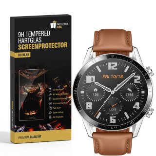 1x 9H Hartglas für Samsung Galaxy Watch 42mm Displayschutz Panzerfolie Schutzglas KLAR Panzerglas Schutzfolie Displayglas Glasfolie