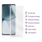 1x UV-Liquid 9H Panzerglas für OnePlus 10 Pro 3D KLAR echtes Tempered Panzerhartglas Schutzglas Displayschutz Panzerfolie Schutzfolie Screen Protector
