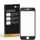4x Matt 9H Hartglas für iPhone 8 Plus FULL COVER...