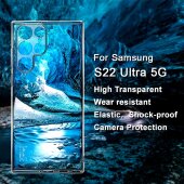 Schutzhülle für Samsung Galaxy S22 Ultra Backcover Kameraschutz Handyhülle Case Cover Tasche Transparent Smartphone Bumper