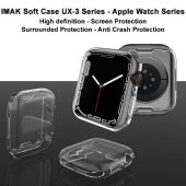 Schutzhülle für Apple Watch 7/ 8/ 9 45 mm Kamera Schutz Hülle Case Cover Tasche Transparent Uhr Bumper ANTI-SHOCK/ ANTI-STOß