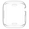 Schutzhülle für Apple Watch 7/ 8/ 9 45 mm Kamera Schutz Hülle Case Cover Tasche Transparent Uhr Bumper ANTI-SHOCK/ ANTI-STOß