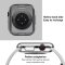 Schutzhülle für Apple Watch 7/ 8/ 9 45 mm Kamera Schutz Hülle Case Cover Tasche Transparent Uhr Bumper ANTI-SHOCK/ ANTI-STOß