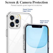 Schutzhülle für iPhone 11 Pro Kamera Case Panzerhülle Handyhülle Cover Tasche Transparent Smartphone Bumper