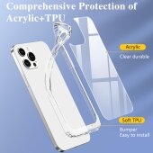 Schutzhülle für iPhone 12 Pro Max Kamera Case Panzerhülle Handyhülle Cover Tasche Transparent Smartphone Bumper