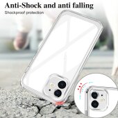 Schutzhülle für iPhone 12 Kamera Case Panzerhülle Handyhülle Cover Tasche Transparent Smartphone Bumper