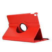 1x Schutzhülle für iPad Pro 12.9 (2018-2019-2020-2021) Tablet Hülle Schutz Tasche Case Cover Rot 360 Grad drehbar Rotation Bumper