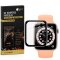 2x Plexiglas für Apple Watch 4/ 5/ 6 44mm FULL CURVED Displayschutz Panzerfolie Panzerglas Schutzfolie Schutzglas HD Klar