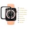 2x Plexiglas für Apple Watch 4/ 5/ 6 44mm FULL CURVED Displayschutz Panzerfolie Panzerglas Schutzfolie Schutzglas HD Klar