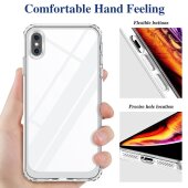 Schutzhülle für iPhone XS Max Kamera Case Panzerhülle Handyhülle Cover Tasche Transparent Smartphone Bumper