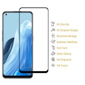 4x 9H Hartglas für Oppo Reno 7 FULL COVER Displayschutz Panzerfolie Schutzfolie Panzerglas Schutzglas Displayglas Tempered Glasfolie Sicherheitsglas Echtglas