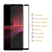 1x 9H Hartglas für Sony Xperia Pro-i FULL COVER Displayschutz Schutzglas Schutzfolie Panzerfolie Panzerglas Displayglas Tempered Glasfolie Sicherheitsglas Echtglas