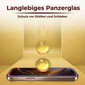 2x 9H Panzerglas für iPhone 14 Pro HD KLAR echtes Tempered Glass Panzerfolie Displayschutz Schutzglas Hartglas Schutzfolie Screen-Protector