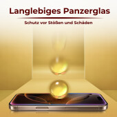 4x 9H Panzerglas für iPhone 14 Pro Max HD KLAR echtes Tempered Glass Panzerfolie Displayschutz Schutzglas Hartglas Schutzfolie Screen-Protector