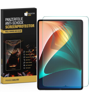 4x Panzerfolie für Xiaomi Mi Pad 5 Pro Displayschutz Schutzfolie KLAR/ ANTI-SHOCK/ ANTI-KRATZ/ ANTI-BRUCH/ ANTI-SCHMUTZ PET KUNSTSTOFF