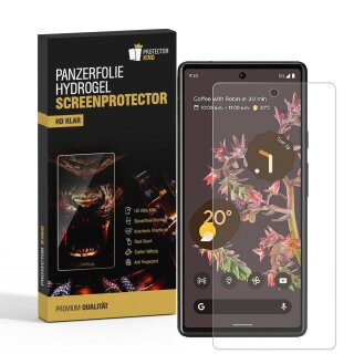 3x Hydrogel-Glass für Google Pixel 6 Pro Selbstheilend für Micro Kratzer 3D KLAR Panzerfolie Displayschutz Schutzfolie Screen-Protector