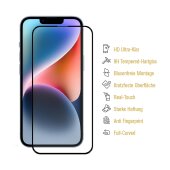 2x 9H Panzerglas für iPhone 14 Plus FULL COVER Displayschutz Panzerfolie Schutzfolie Hartglas Schutzglas Displayglas Tempered Glasfolie Sicherheitsglas Echtglas