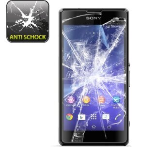 6x Panzerfolie für Sony Xperia Z1 Compact ANTI-SCHOCK Displayschutzfolie HD KLAR