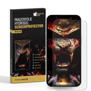 6x Hydrogel-Glass für iPhone 14 Plus Selbstheilend für Micro Kratzer 3D KLAR Panzerfolie Displayschutz Schutzfolie Screen-Protector