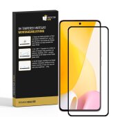 1x 9H Panzerglas für Xiaomi 12 Lite FULL COVER...