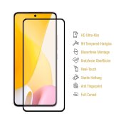 2x 9H Panzerglas für Xiaomi 12 Lite FULL COVER Schutzglas Displayschutz Schutzfolie Panzerfolie Hartglas Displayglas Tempered Glasfolie Sicherheitsglas Echtglas