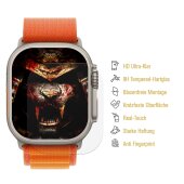 4x 9H Panzerglas für Apple Watch Ultra 49mm HD KLAR Displayschutz Schutzglas Schutzfolie echtes Tempered Glass Screen-Protector