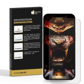 4x 9H Nano-Glass für iPhone 14 Pro Max 3D KLAR Anti-Shock Anti-Bruch Anti-Stoß Anti-Schmutz Panzernanoglas Displayschutz Schutzfolie Panzerfolie Panzerglas Screen-Protector