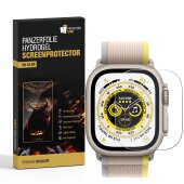 6x Hydrogel-Glass für Apple Watch Ultra 49mm Selbstheilend für Micro Kratzer 3D KLAR Panzerfolie Displayschutz Schutzfolie Screen-Protector