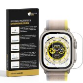 6x Hydrogel-Glass für Apple Watch Ultra 49mm Selbstheilend für Micro Kratzer 3D KLAR Panzerfolie Displayschutz Schutzfolie Screen-Protector