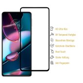 4x 9H Panzerglas für Motorola Edge 30 FULL COVER Displayschutz Schutzglas Hartglas Schutzfolie Panzerfolie KLAR Tempered echtes Displayglas Glasfolie Displayfolie Folie Transparent